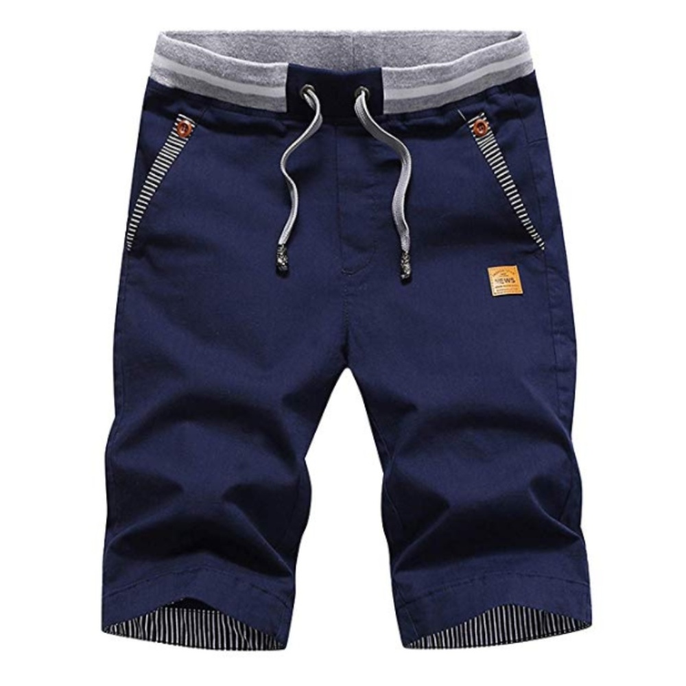 Men's Casual Classic Fit Drawstring Shorts